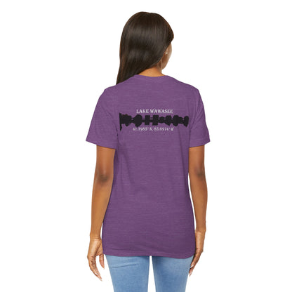 Latitudes Lake Wawasee Unisex Jersey Short Sleeve Tee