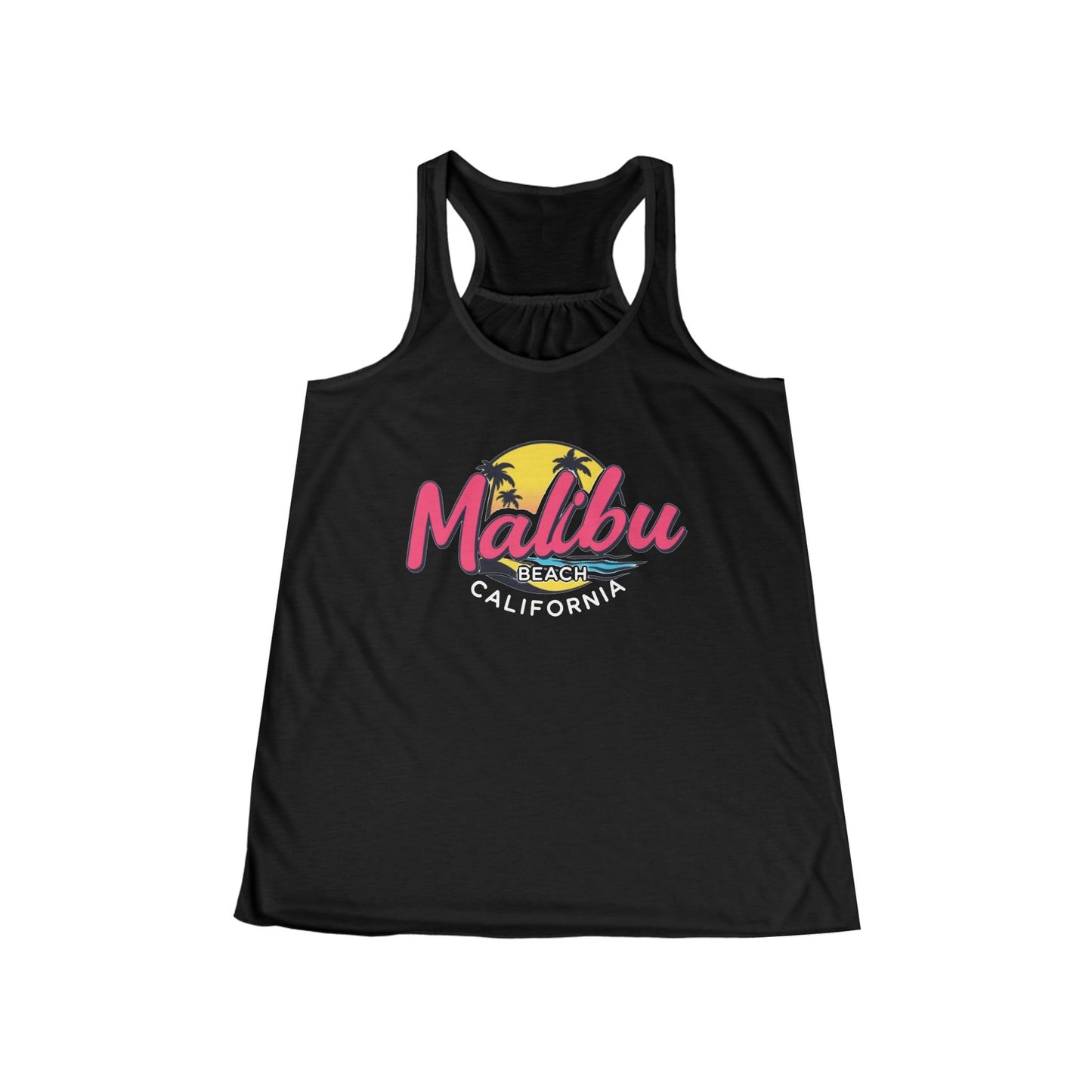 Retro Malibu Women's Flowy Racerback Tank