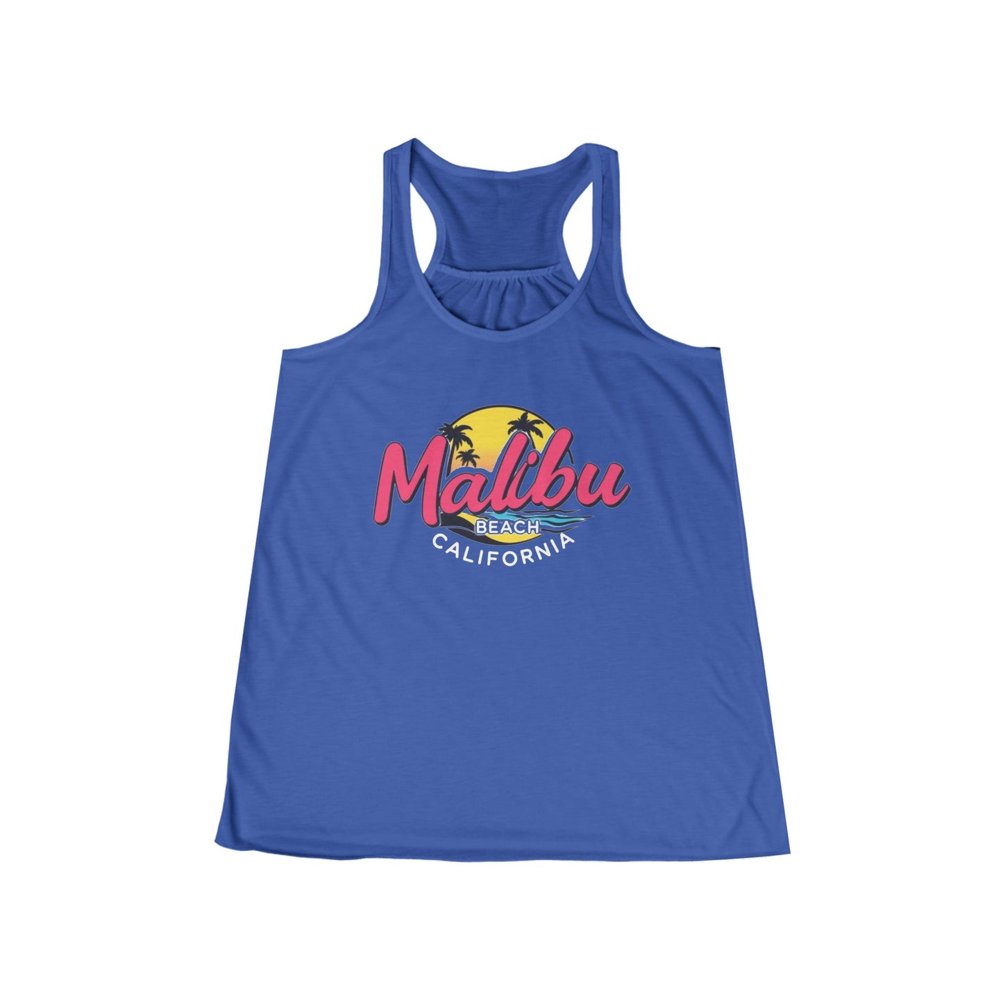 Retro Malibu Women's Flowy Racerback Tank