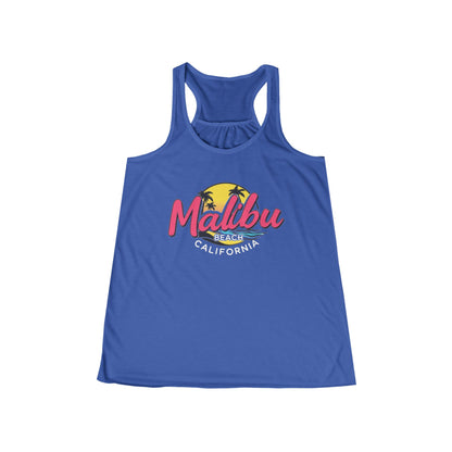 Retro Malibu Women's Flowy Racerback Tank