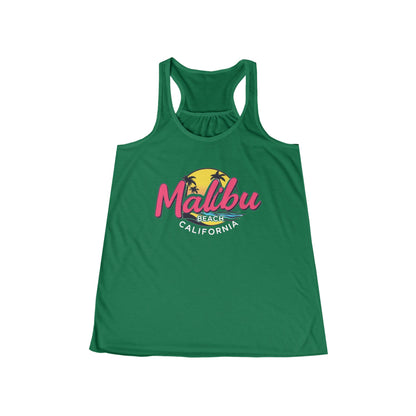 Retro Malibu Women's Flowy Racerback Tank