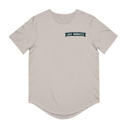 Vintage Lake Wawasee Men's Jersey Curved Hem Tee