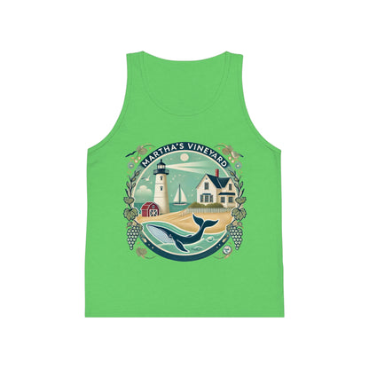 Vintage Martha's Vineyard Unisex Kids Jersey Tank Top