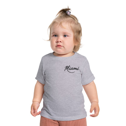 Retro Miami Unisex Baby Short Sleeve T-Shirt