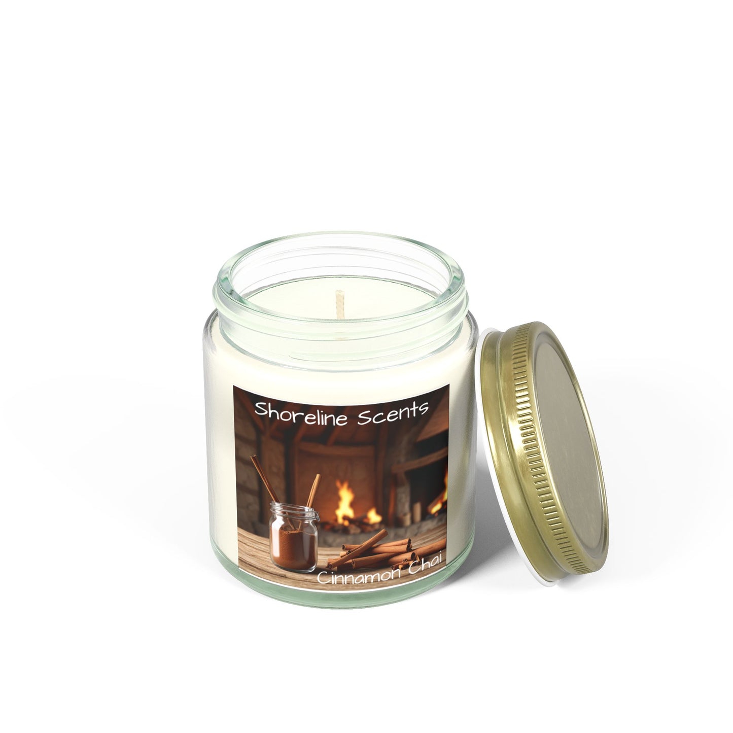 Cinnamon Chai Scented Candle (Apricot Wax)