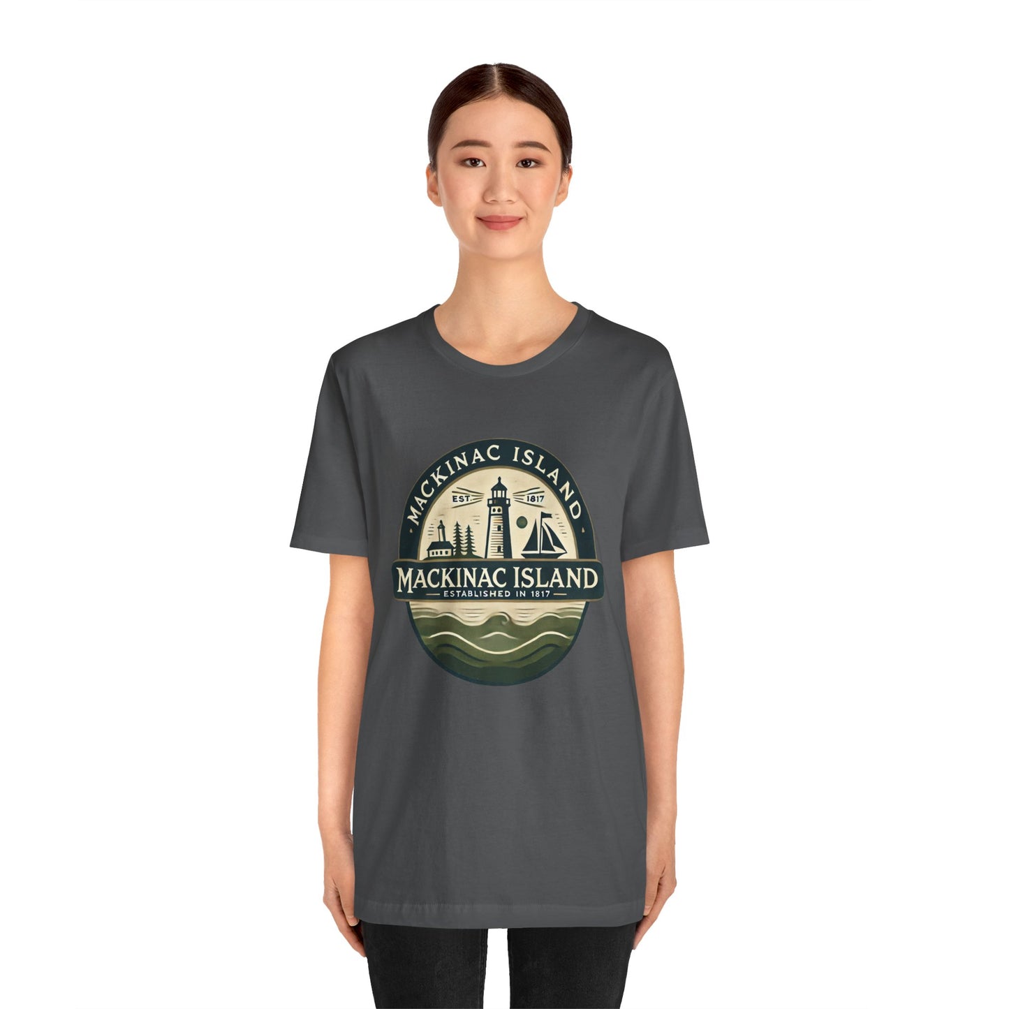 Vintage Mackinac Island Unisex Jersey Short Sleeve Tee