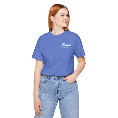 Retro Miami Unisex Jersey Short Sleeve Tee