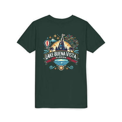 Adventurous Lake Buena Vista Unisex Youth Short Sleeve Tee