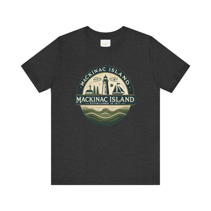 Vintage Mackinac Island Unisex Jersey Short Sleeve Tee