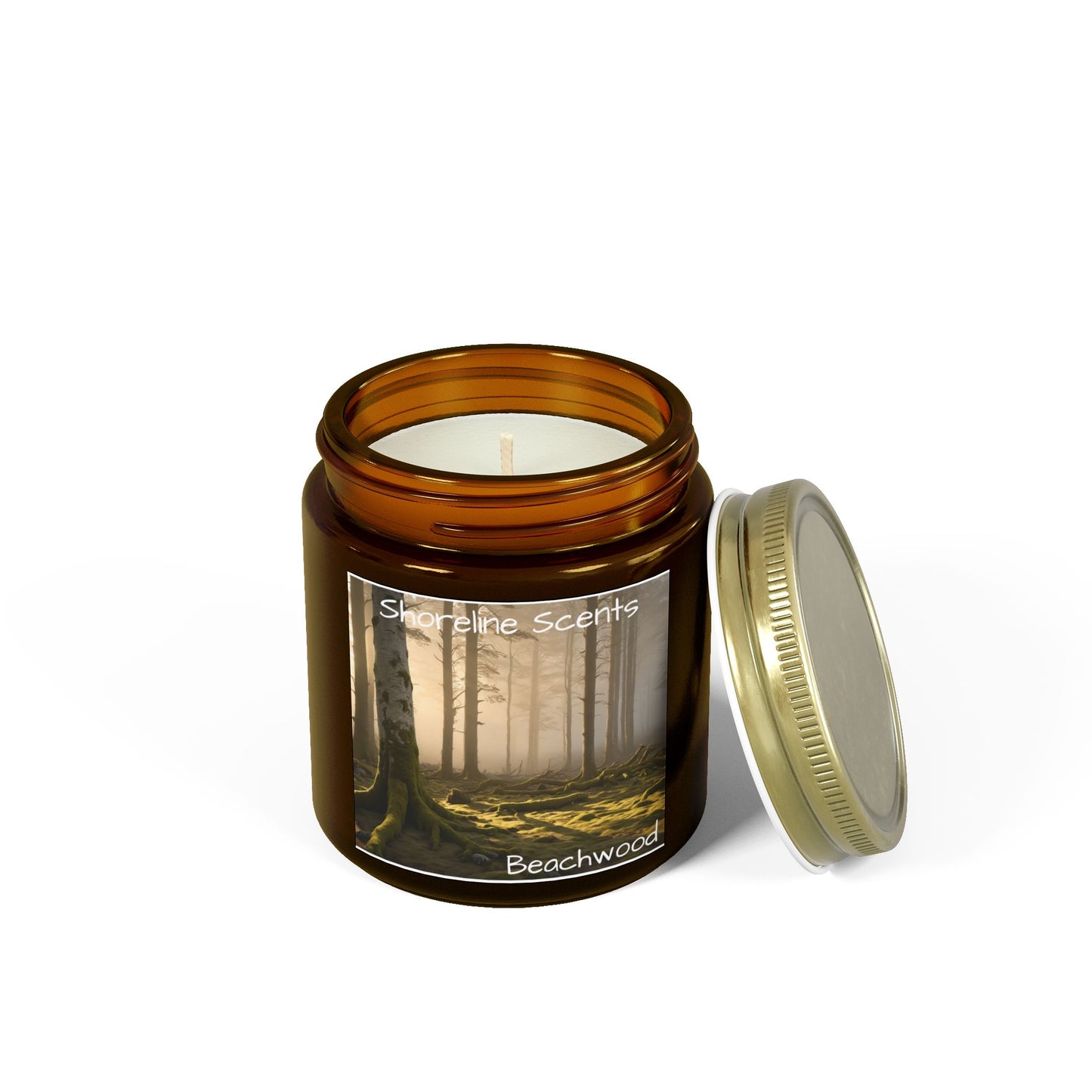 Beachwood Scented Candle (Apricot Wax)