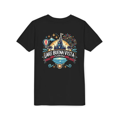 Adventurous Lake Buena Vista Unisex Youth Short Sleeve Tee