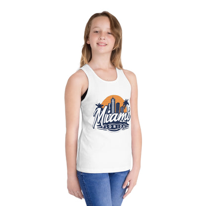 Retro Miami Unisex Kids Jersey Tank Top