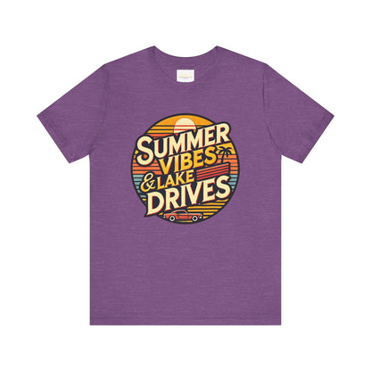 Summer Vibes & Lake Drives Short Sleeve Tee