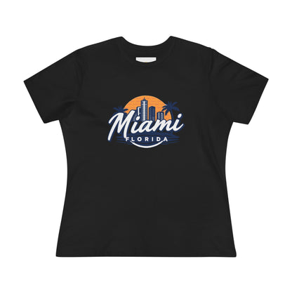 Retro Miami Women's Cotton Tee