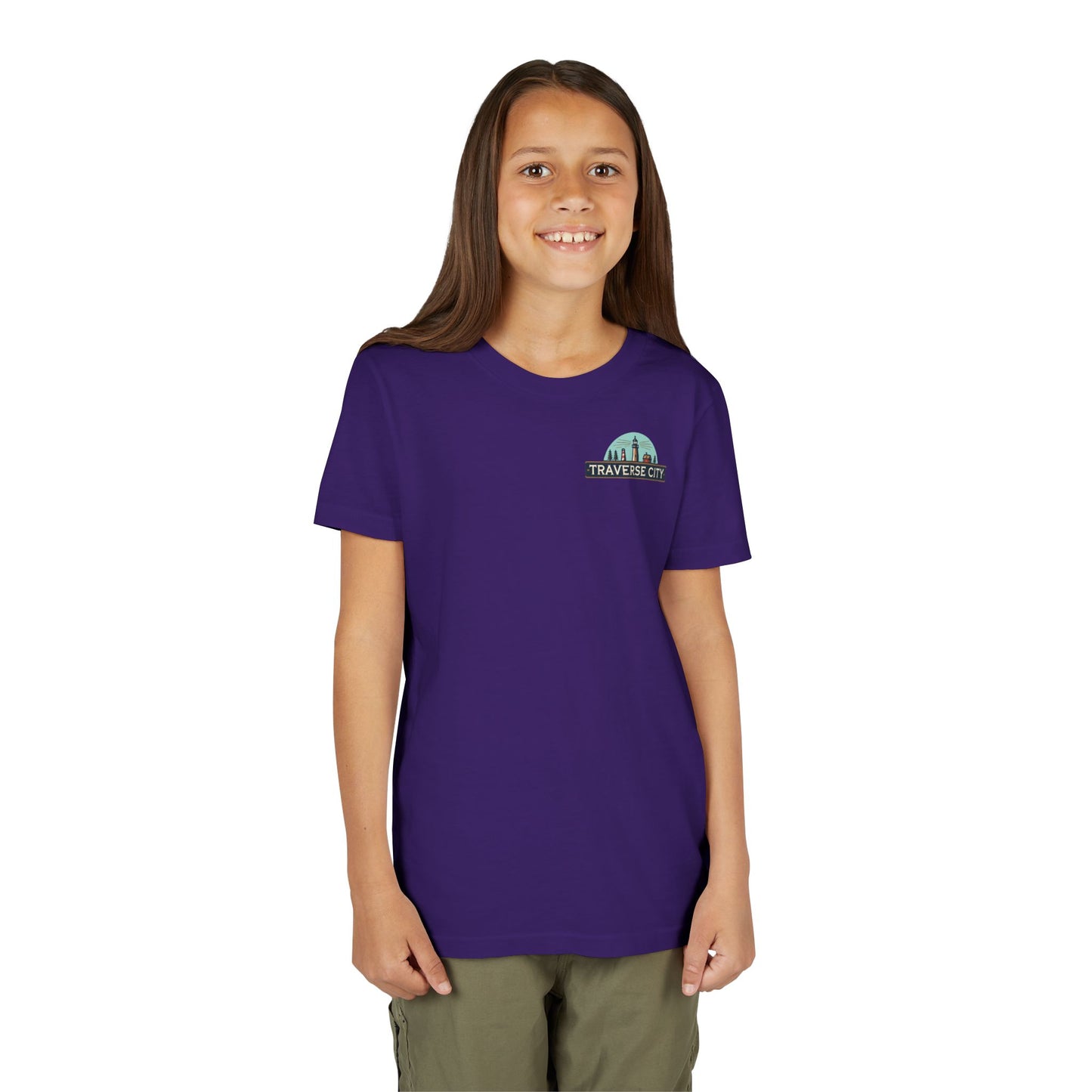Vintage Traverse City Unisex Youth Short Sleeve Tee