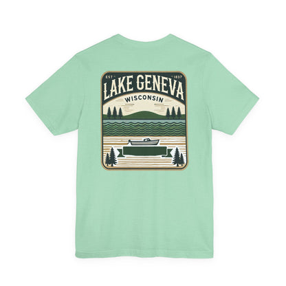 Vintage Lake Geneva Unisex Jersey Short Sleeve Tee