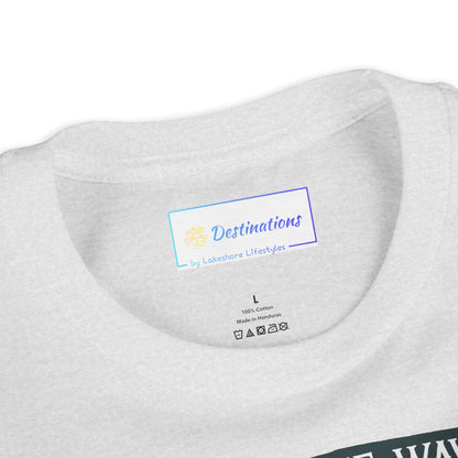 Vintage Lake Wawasee Unisex Youth Short Sleeve Tee