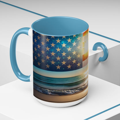 Memorial Accent Coffee Mug