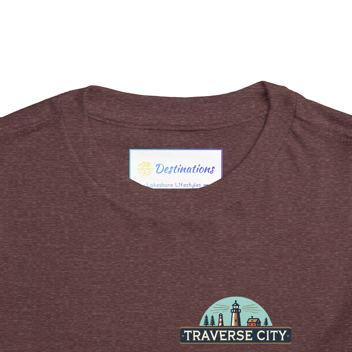 Vintage Traverse City Unisex Toddler Short Sleeve Tee