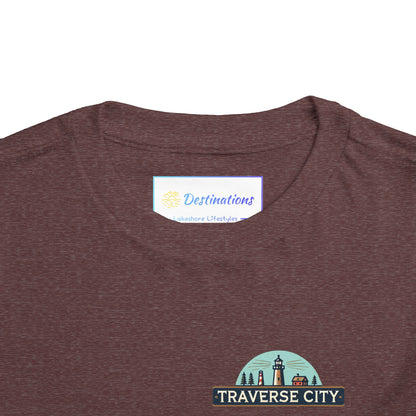 Vintage Traverse City Unisex Toddler Short Sleeve Tee