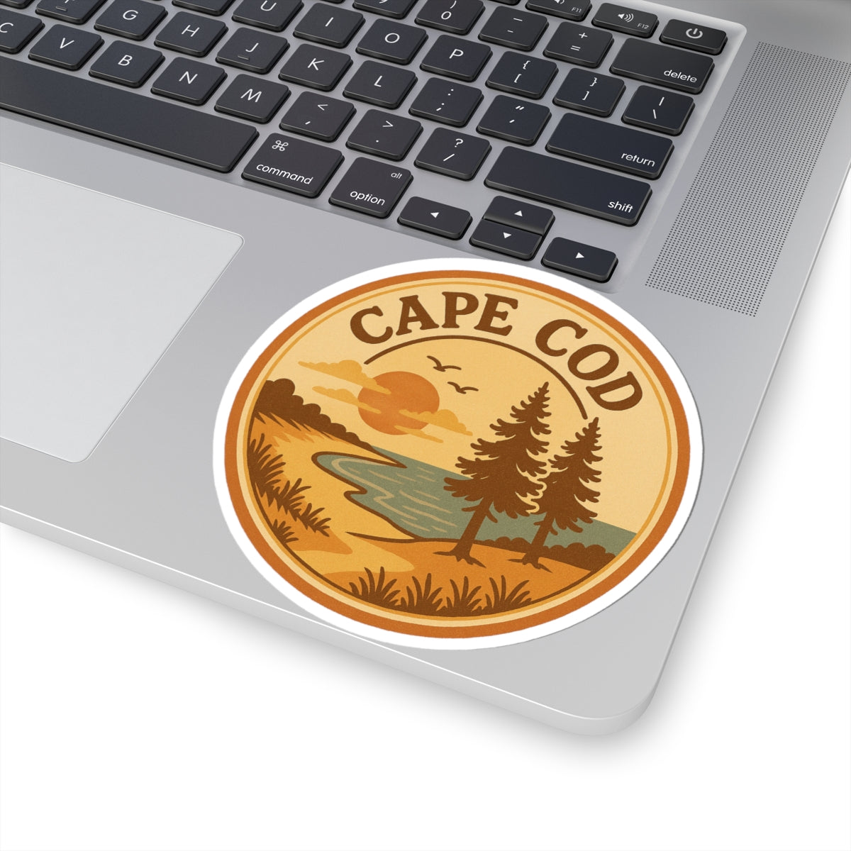 Rustic Cape Cod Kiss-Cut Sticker