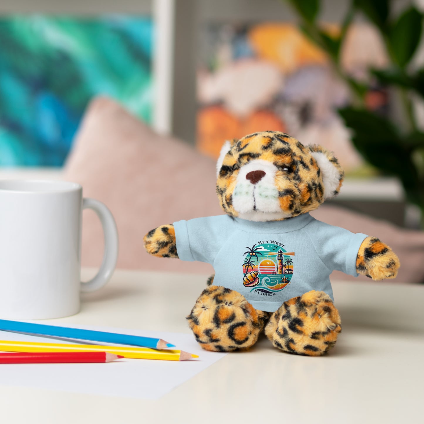 Vibrant Key West Stuffed Animals with Tee