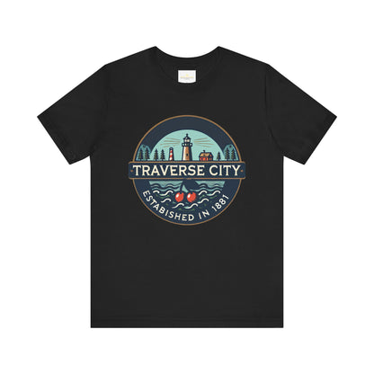 Vintage Traverse City Unisex Jersey Short Sleeve Tee