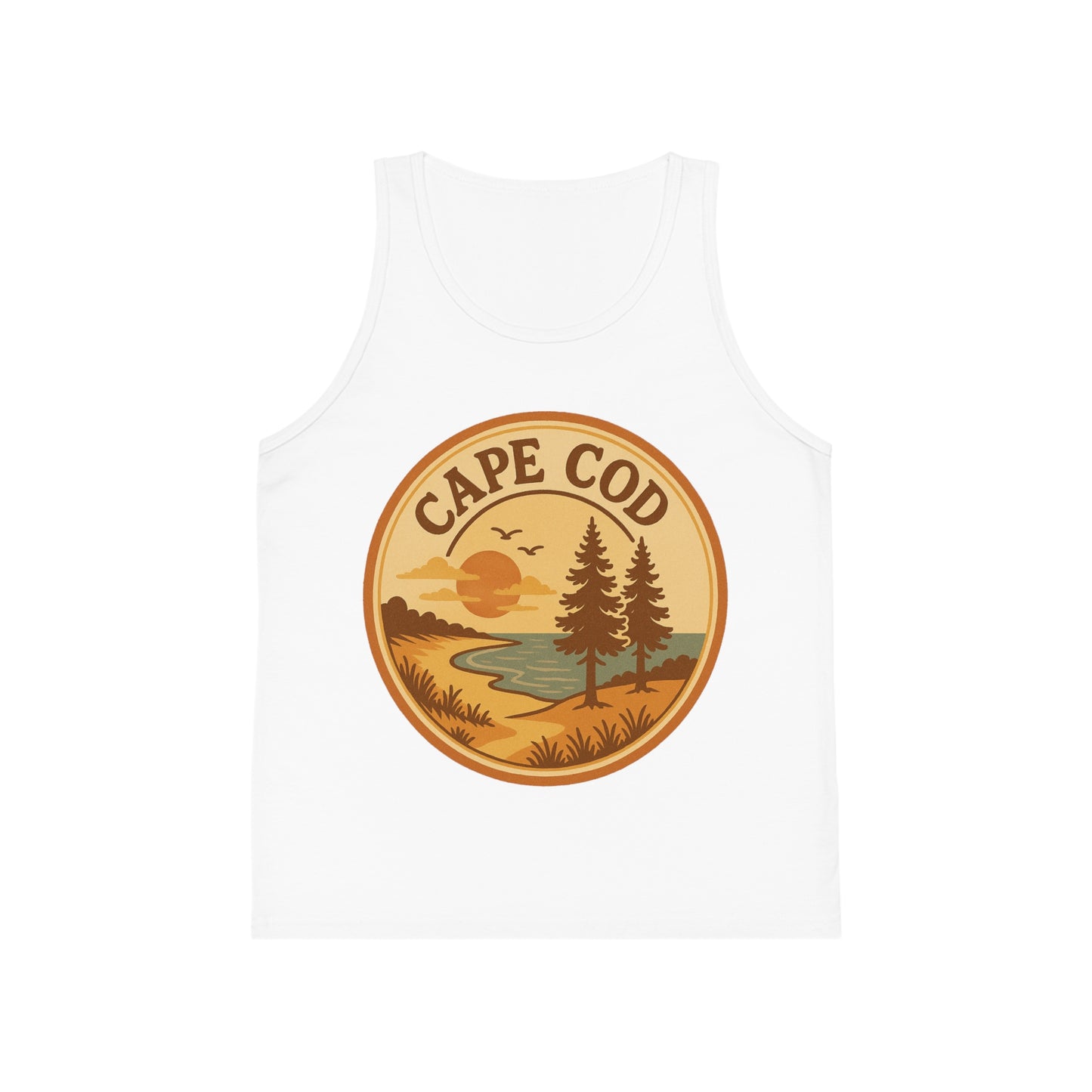 Rustic Cape Cod Unisex Kids Jersey Tank Top