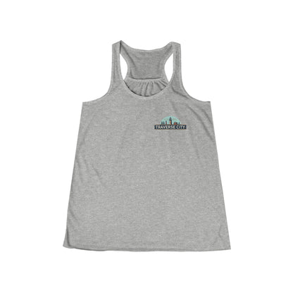 Vintage Traverse City Women's Flowy Racerback Tank