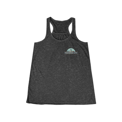 Vintage Traverse City Women's Flowy Racerback Tank