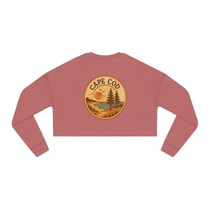 Rustic Cape Cod Women's Cropped Sweatshirt