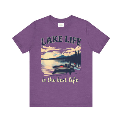 Lake Life is the Best Life Unisex Jersey Short Sleeve Tee