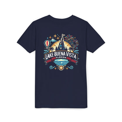 Adventurous Lake Buena Vista Unisex Youth Short Sleeve Tee