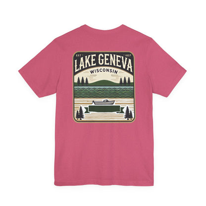 Vintage Lake Geneva Unisex Jersey Short Sleeve Tee