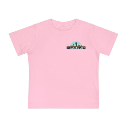 Vintage Traverse City Unisex Baby Short Sleeve T-Shirt