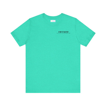 Latitudes Chicago Skyline Unisex Jersey Short Sleeve Tee