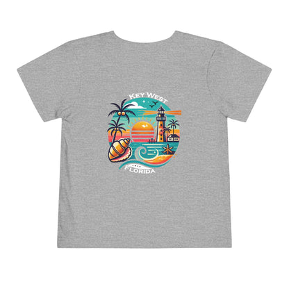 Vibrant Key West Unisex Toddler Short Sleeve Tee