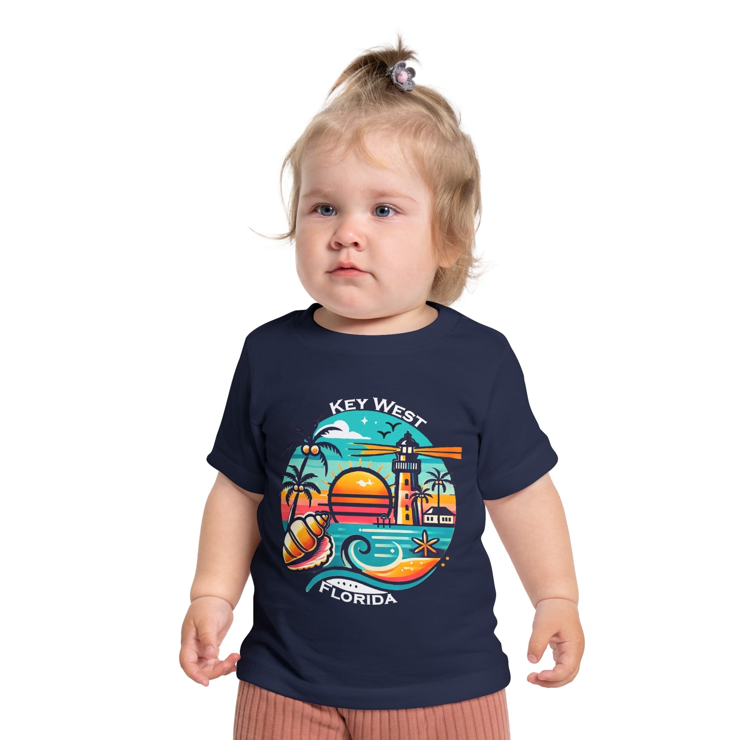 Vibrant Key West Baby Short Sleeve T-Shirt