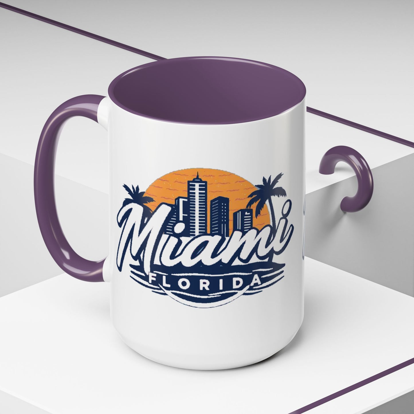 Retro Miami Accent Coffee Mug