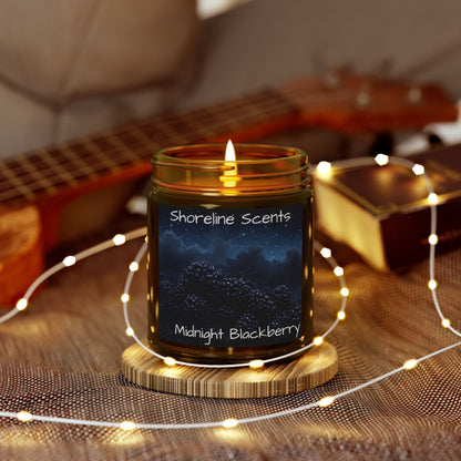 Midnight Blackberry Scented Candle (Apricot Wax)