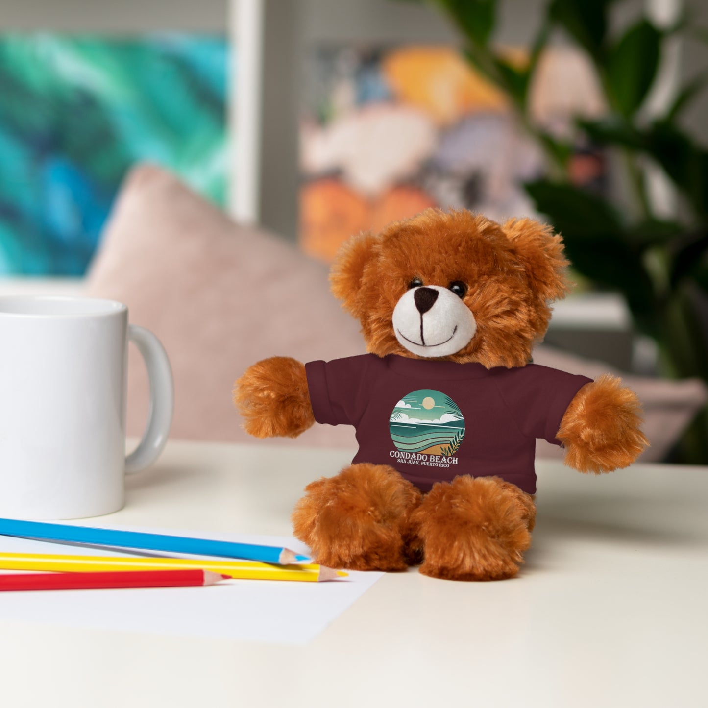 Coastal Vibes Condado Beach Stuffed Animals with Tee