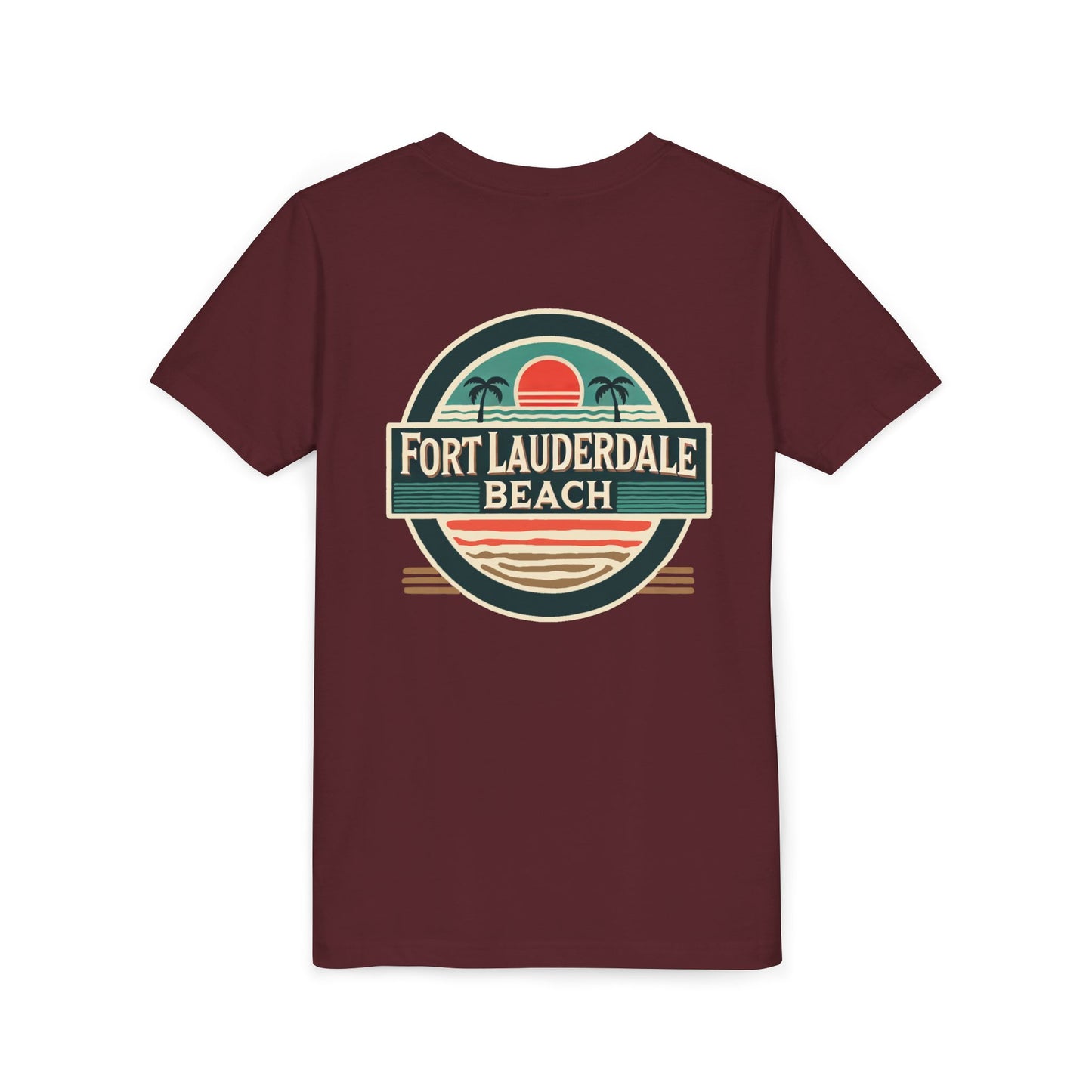 Vintage Fort Lauderdale Unisex Youth Short Sleeve Tee