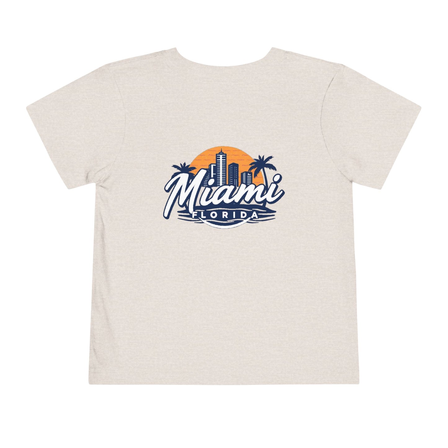 Retro Miami Unisex Toddler Short Sleeve Tee