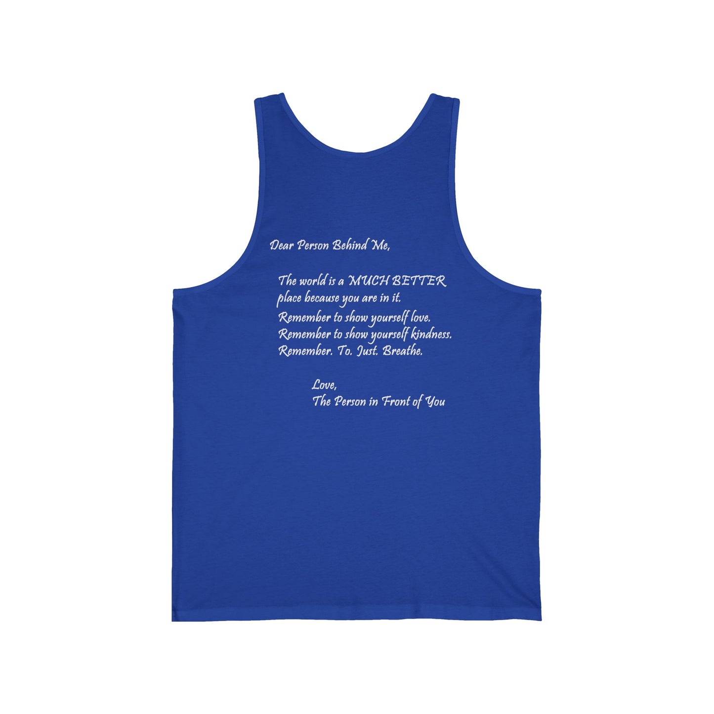 You Are Enough - Mental Health Awareness Unisex Jersey Tank