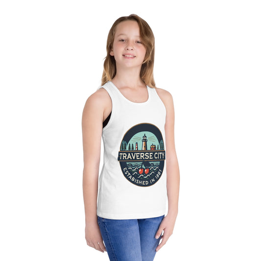 Vintage Traverse City Unisex Kids Jersey Tank Top