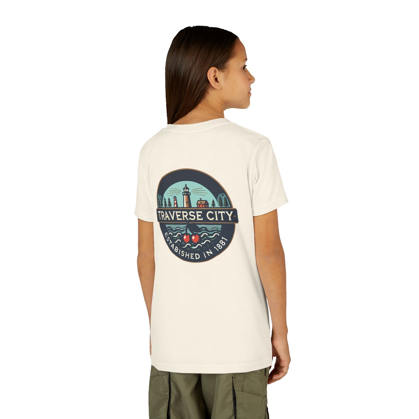 Vintage Traverse City Unisex Youth Short Sleeve Tee