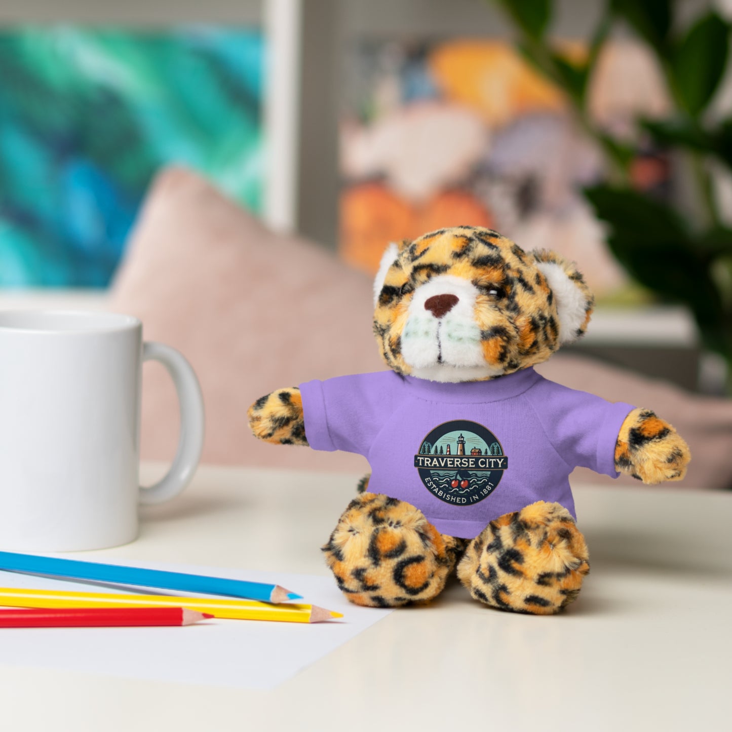 Vintage Traverse City Stuffed Animals with Tee