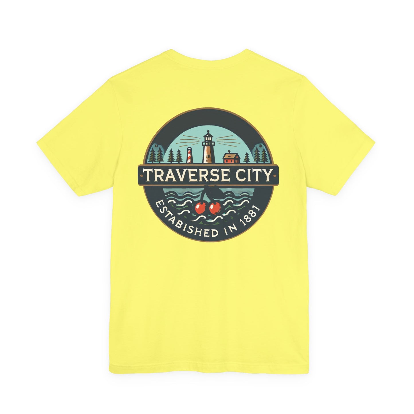 Vintage Traverse City Unisex Jersey Short Sleeve Tee