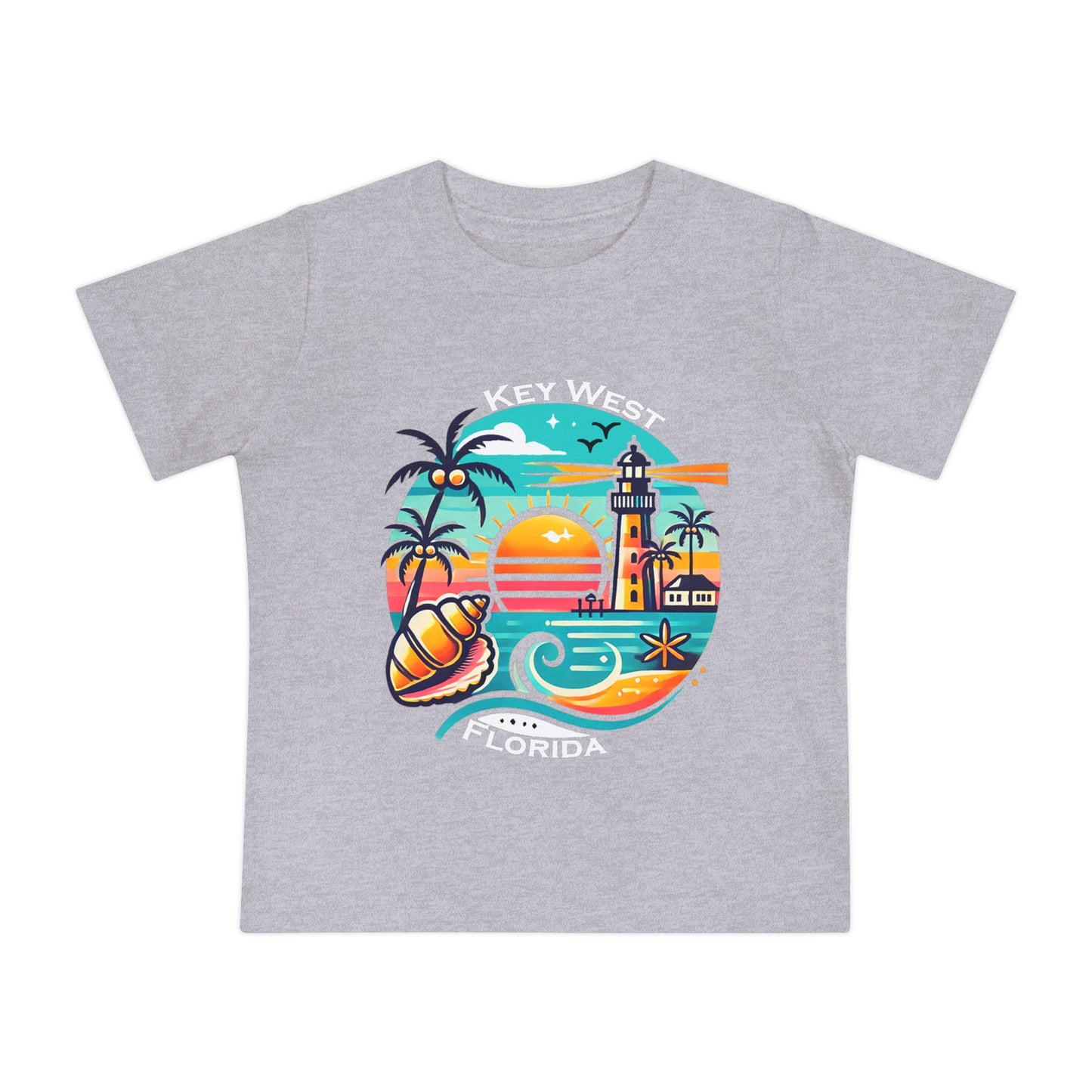 Vibrant Key West Baby Short Sleeve T-Shirt