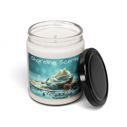 Coconut Cream & Cardamom Scented Candle (Soy Wax)